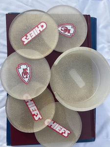 Chiefs coasters